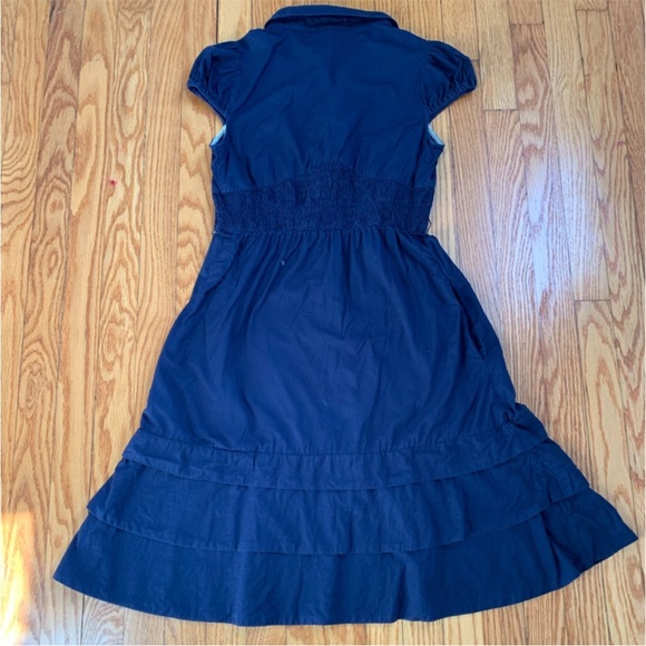 Anthropologie Maeve Blue Shirt Dress - Picture 3 of 9